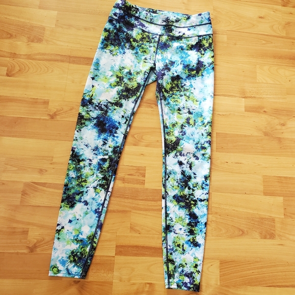 Athleta Pants - Athleta Hypersonic Sonar Caspian Blue Legging S